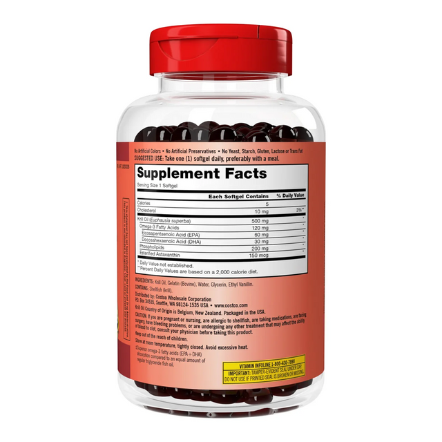 Dầu nhuyễn thể Kirkland Krill Oil