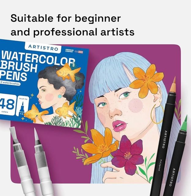 Bộ b&uacute;t m&agrave;u nước ARTISTRO 48