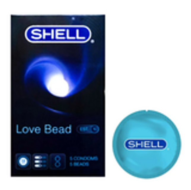 Hộp bao cao su g&acirc;n nổi Shell Love Bead