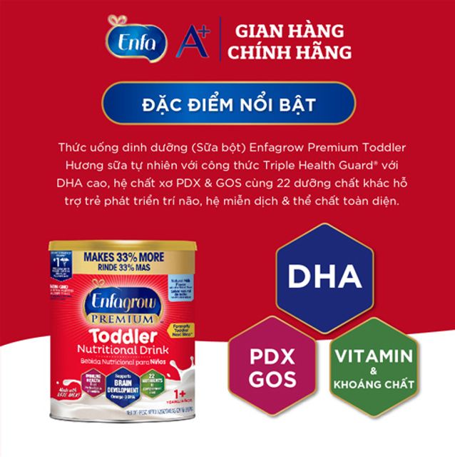 Sữa Enfagrow Premium Toddler Nutritional 907g - Mỹ