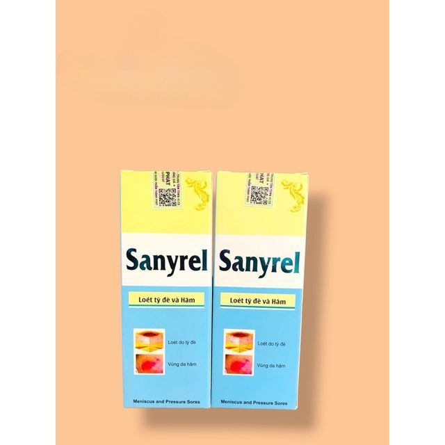 Xịt hỗ trợ lo&eacute;t tỳ đ&egrave; v&agrave; hăm da Sanyrel