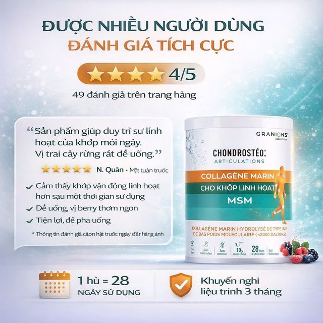 Bột Hỗ Trợ Xương Khớp từ Granions