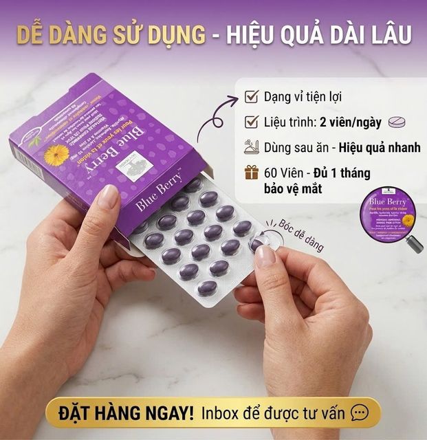 Vi&ecirc;n Uống Bổ Mắt New Nordic Blue Berry