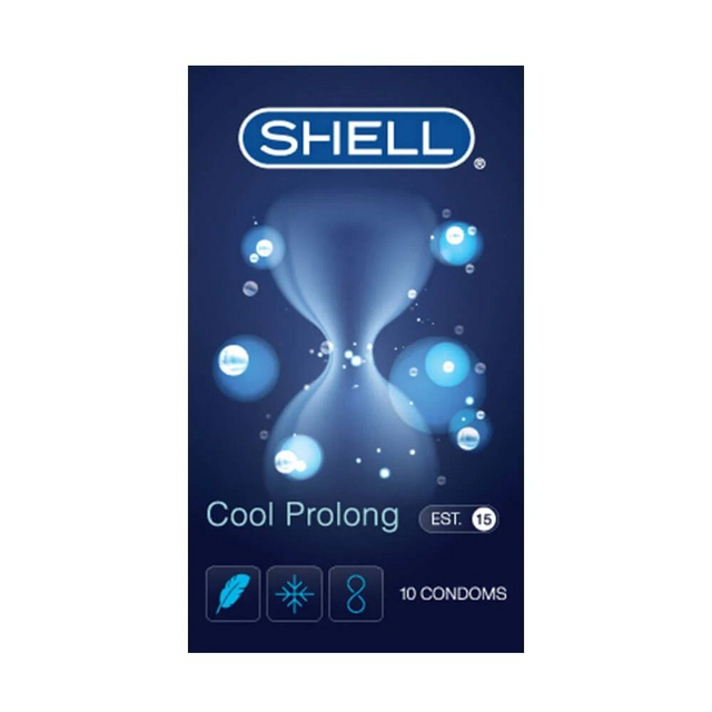 Bao cao su si&ecirc;u mỏng Shell Cool Prolong