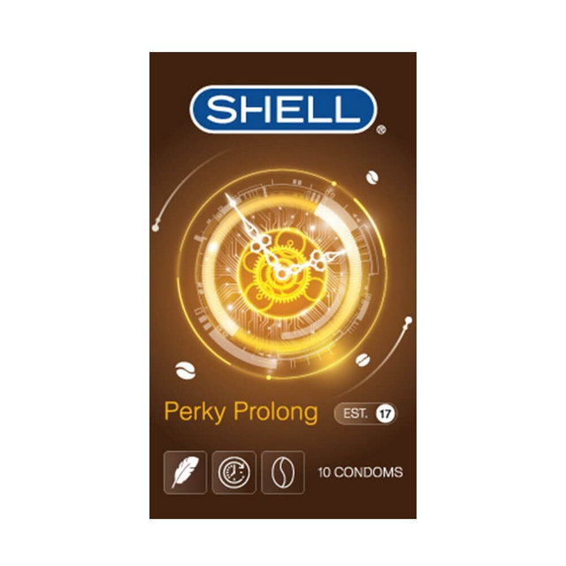 Bao cao su si&ecirc;u mỏng Shell Perky Prolong