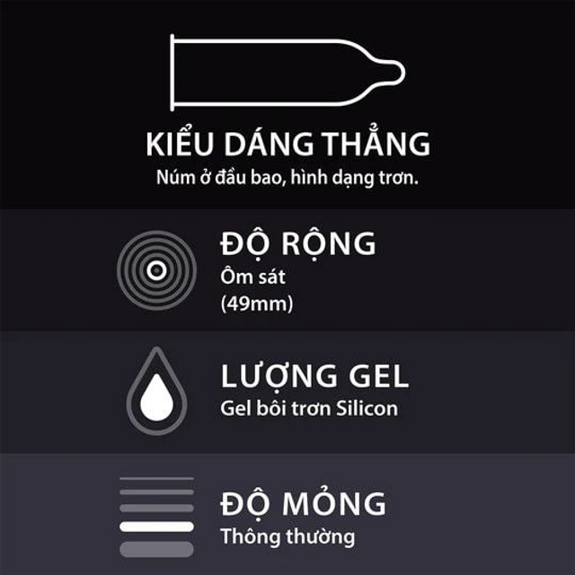 Bao cao su Durex Kingtex si&ecirc;u mỏng