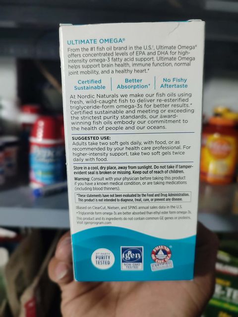 Th&agrave;nh phần Dầu c&aacute; Omega-3