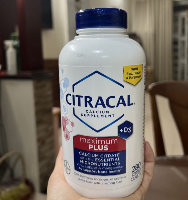 Vi&ecirc;n Uống Canxi Citracal Maximum Plus +D3