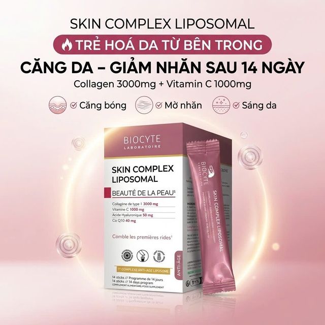 Bột Uống Đẹp Da Biocyte Skin Complex