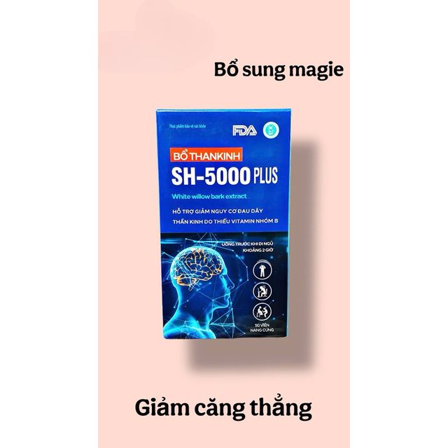 Th&agrave;nh phần của Vi&ecirc;n uống Bổ Thần Kinh SH-5000 Plus