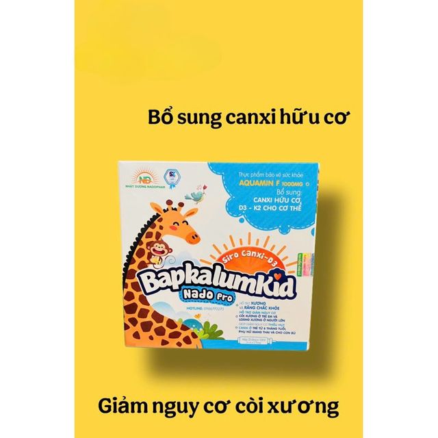 lợi &iacute;ch Siro Canxi-D3 Bapkalumkid