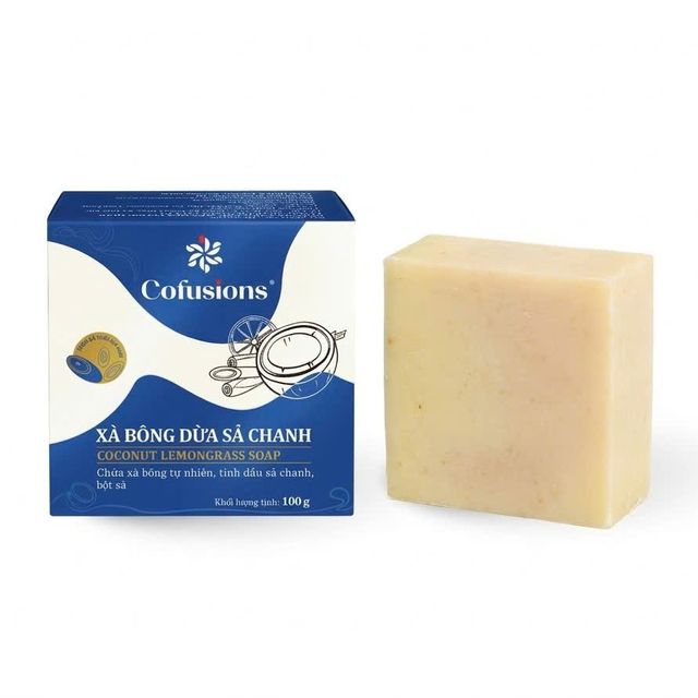 X&agrave; b&ocirc;ng dừa sả chanh Cofusions - Hộp 100g