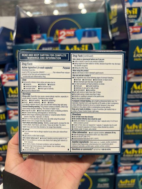 Advil 240v ch&iacute;nh h&atilde;ng