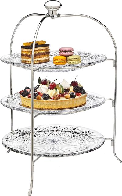 Buy Godinger 3 Tiered Platter Stand - Dublin Crystal Collection Online in  Taiwan. B001EMLO7Q