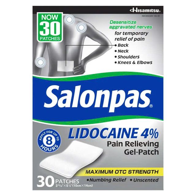 Miếng D&aacute;n Giảm Đau Salonpas LIDOCAINE 4%