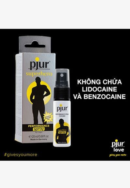 Pjur Superhero Performance Spray d&agrave;nh cho nam