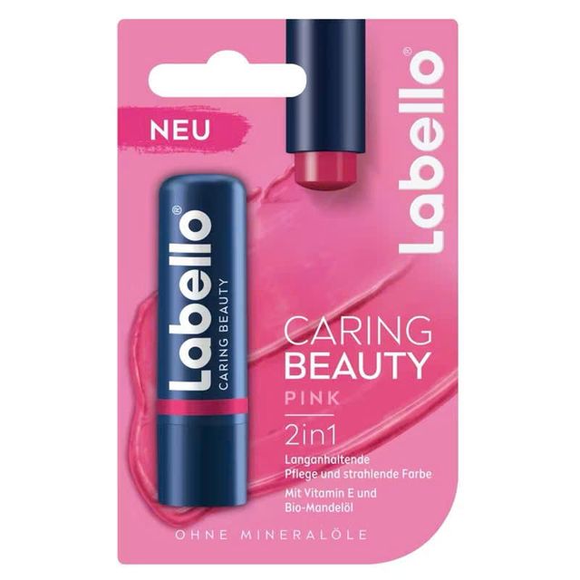 Son Dưỡng M&ocirc;i Labello Caring Beauty M&agrave;u Hồng