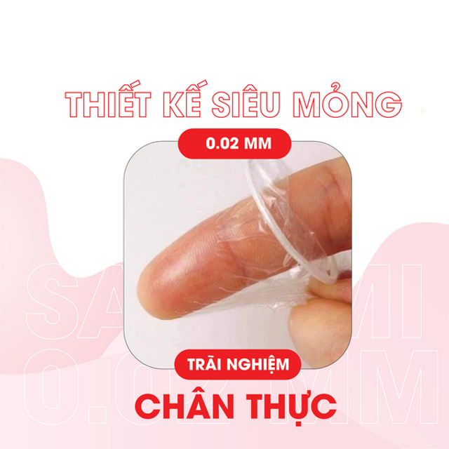 Bao Cao Su Si&ecirc;u Mỏng Sagami 0.02mm - l&agrave;nh t&iacute;nh v&agrave; hiệu quả