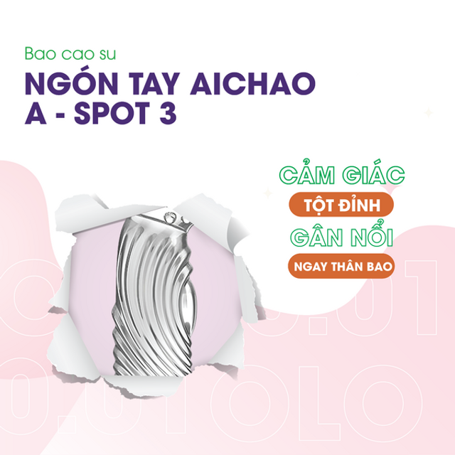 Bao Cao Su Ng&oacute;n Tay Gai Aichao G Spot 3