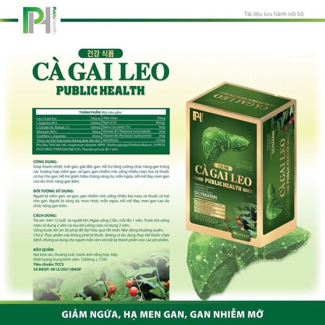 Vi&ecirc;n uống C&agrave; gai leo