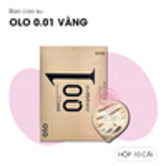 Bao Cao Su G&acirc;n Gai Olo 0.01 V&agrave;ng
