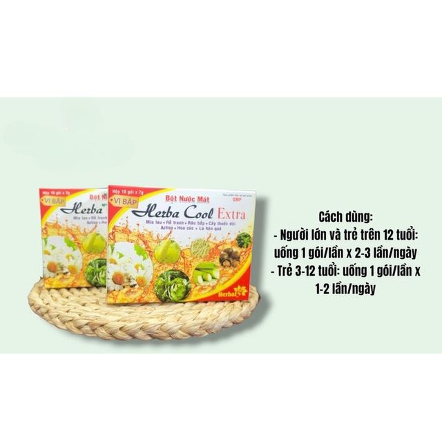Bột nước m&aacute;t Herba Cool Extra