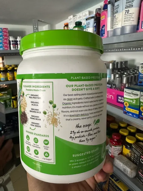 Đạm thực vật hữu cơ Green hương Vani Orgain 462g