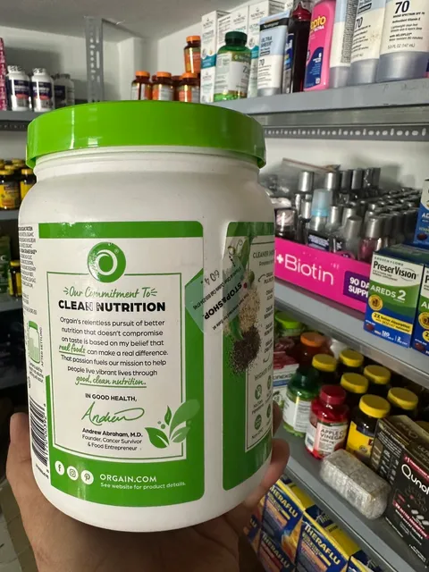 Đạm thực vật hữu cơ Green hương Vani Orgain 462g