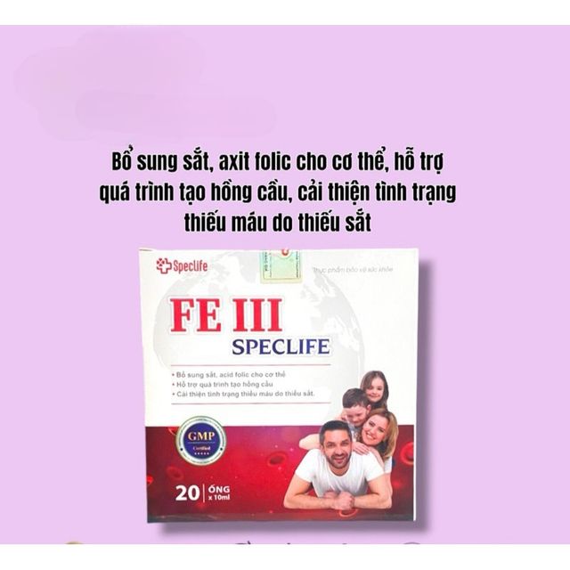 Thực phẩm bổ sung Fe(Sắt) cho người thiếu m&aacute;u
