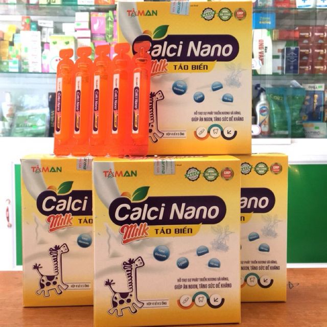 Calci Nano Milk - Hộp 20 ống