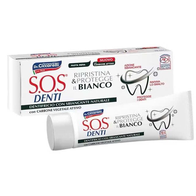 Kem đ&aacute;nh răng trắng răng Dr Ciccarelli S.O.S DENTI