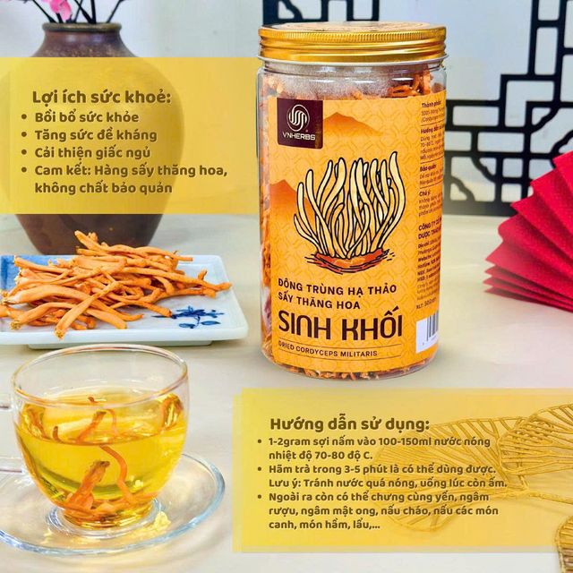 Đ&ocirc;ng Tr&ugrave;ng Hạ Thảo Sinh Khối