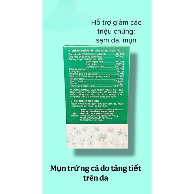 Vi&ecirc;n uống Esunvy hỗ trợ giảm mụn