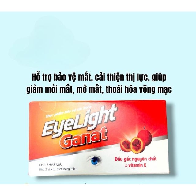 Vi&ecirc;n dầu gấc EyeLight Ganat
