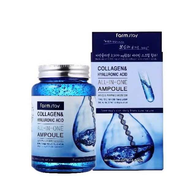 FarmStay Collagen & Hyaluronic Acid All-In-One Ampoule