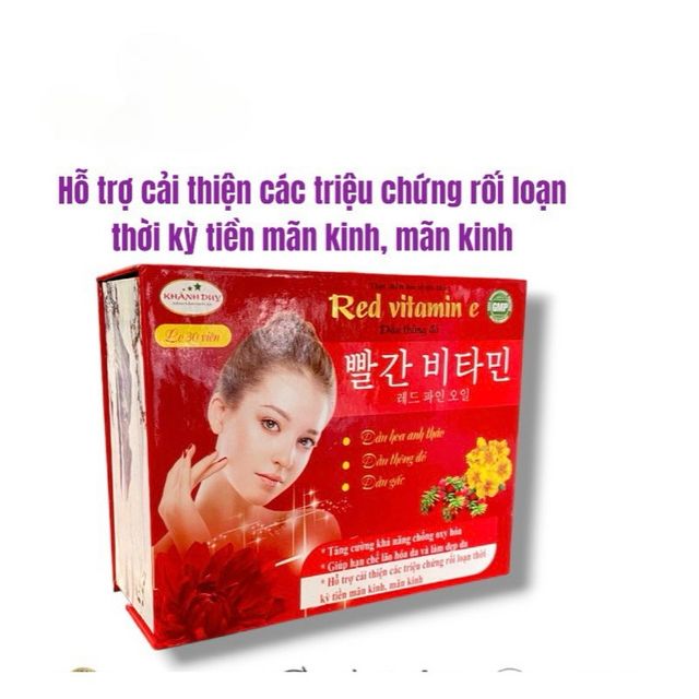 Th&agrave;nh phần của Vi&ecirc;n uống Red vitamin E