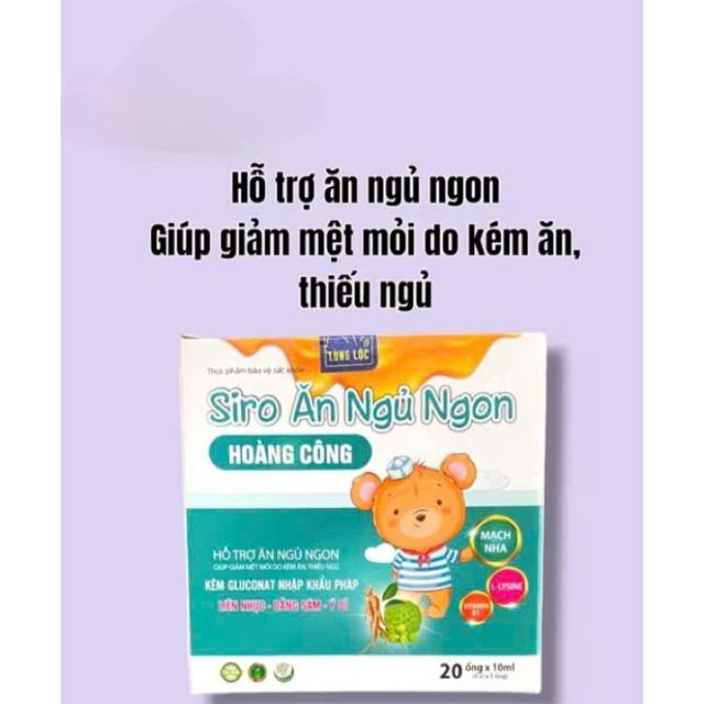 Siro Ăn Ngủ Ngon Ho&agrave;ng C&ocirc;ng