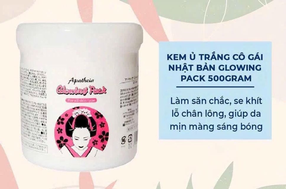 Kem ủ trắng da Apatheia Glowing Pack 500g