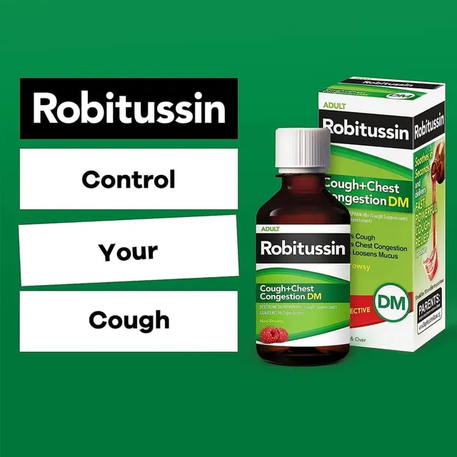 H&igrave;nh ảnh Siro giảm ho Robitussin Cough+Chest Congestion DM
