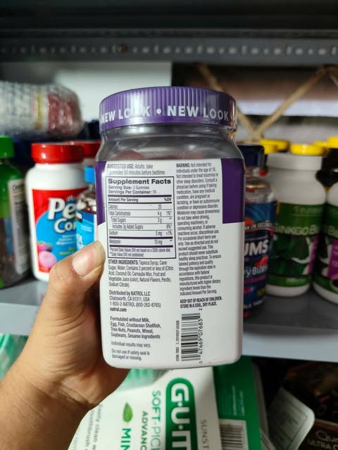 Kẹo dẻo ngủ ngon Natrol Gummies <span style=