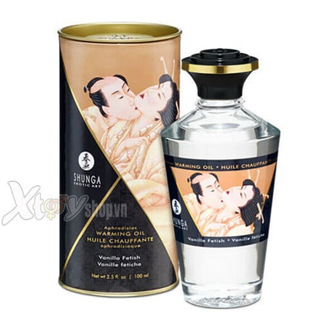 Dầu massage Shunga vị vanila