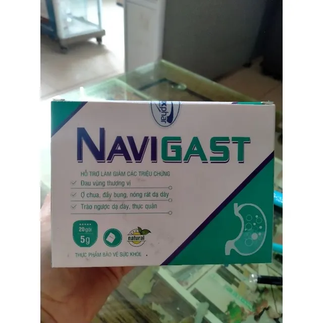 Bảo vệ ni&ecirc;m mạc dạ d&agrave;y NaviGast hộp 20 g&oacute;i