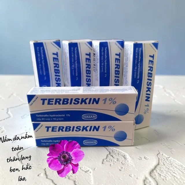 Kem b&ocirc;i da TerBiskin 1% tub 15g