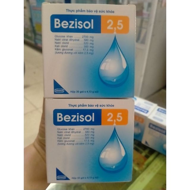 B&ugrave; nước v&agrave; điện giải Bezisol - định dạng g&oacute;i