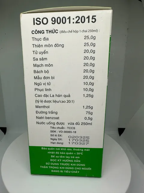 sản phẩm hỗ trợ ho La Hớn Quả Xu&acirc;n Quang