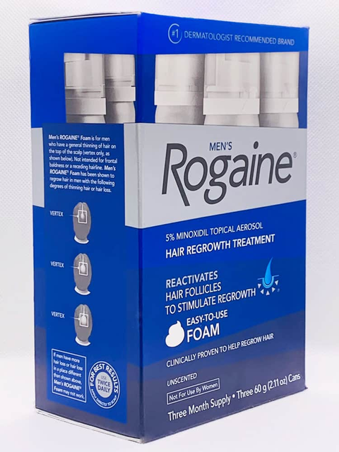 Men&rsquo;s Rogaine Minoxidil 5% Set Foam