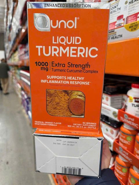 Nước uống tinh chất nghệ tươi Qunol Liquid Turmeric 1000mg 900ml
