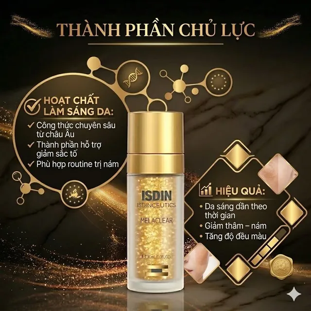 lợi &iacute;ch Tinh Chất L&agrave;m Mờ Th&acirc;m N&aacute;m Isdinceutics