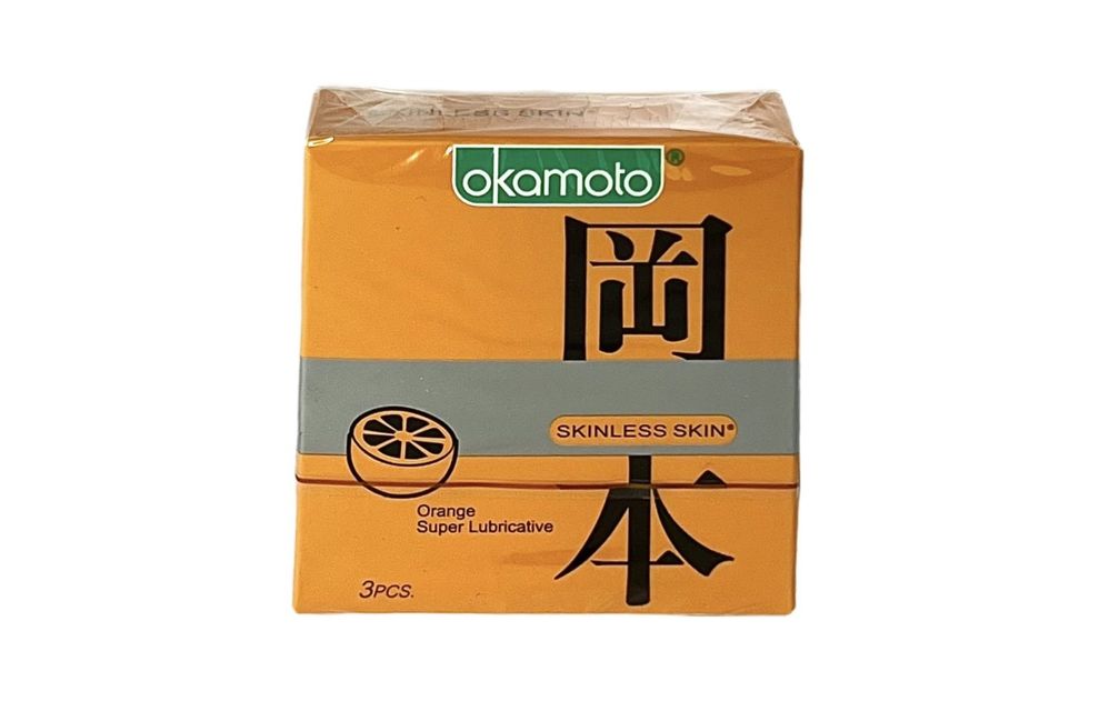 HỘP 3 C&Aacute;I BAO CAO SU OKAMOTO CAM CH&Iacute;NH H&Atilde;NG