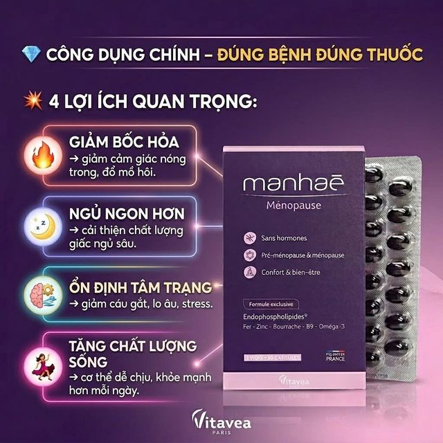 Vi&ecirc;n Uống Nội Tiết Tố Manhae